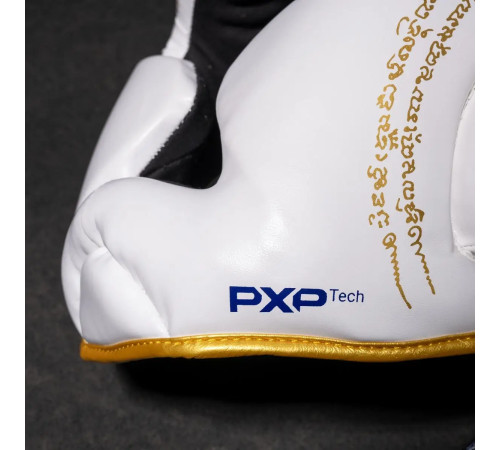 Шолом боксерський закритий з капою Phantom Muay Thai розмір універсальний, білий