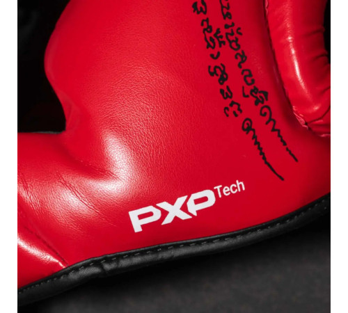 Шолом боксерський закритий з капою Phantom Muay Thai розмір універсальний, червоний