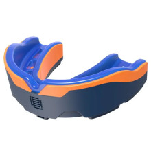 Капа боксерська доросла MAKURA Tephra від 11 років синьо-оранжева