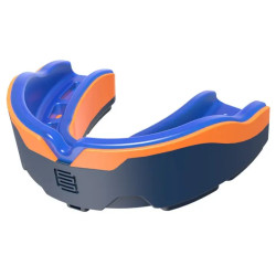 Капа боксерська доросла MAKURA Tephra від 11 років синьо-оранжева