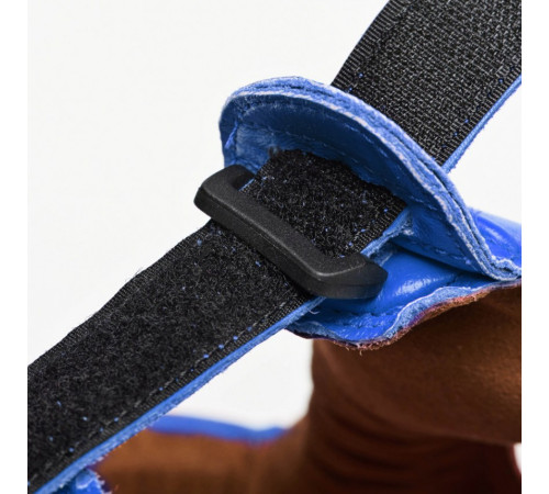 Шолом боксерський для змагань Leone Contest L, синій