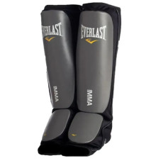 Захист гомілки Everlast MMA SPARRING SHIN GUARDS розмір L/XL, чорно-сірі