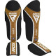 Захист гомілки та стопи RDX SHIN INSTEP AURA PLUS T-17 XL, чорно-золотистий