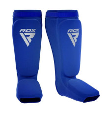 Захист гомілки та стопи RDX Shin Instep Foam XL, синій