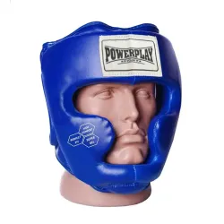 Шолом боксерський закритий PowerPlay 3043 розмір S, синій