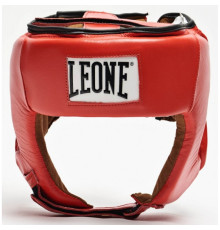 Шолом боксерський для змагань Leone Contest S, червоний
