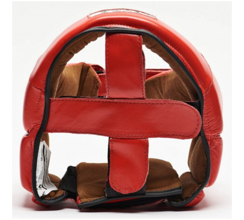 Шолом боксерський для змагань Leone Contest S, червоний