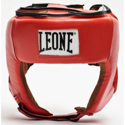 Шолом Боксерський для змагань Leone Contest M, червоний