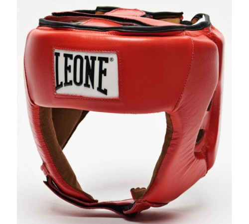 Шолом Боксерський для змагань Leone Contest M, червоний
