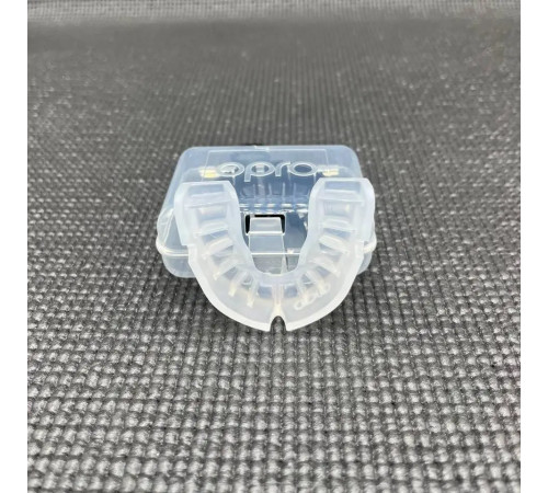 Капа боксерська дитяча OPRO Silver до 11 років прозора