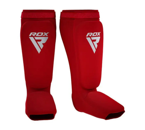 Захист гомілки та стопи RDX Shin Instep Foam XL, червоний
