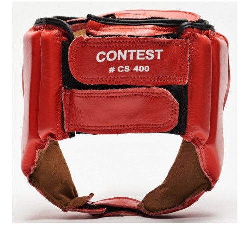 Шолом боксерський для змагань Leone Contest L, червоний