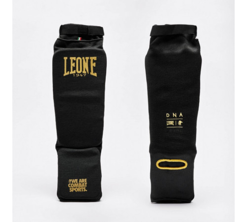 Захист гомілки Leone DNA M, чорно-золотисті