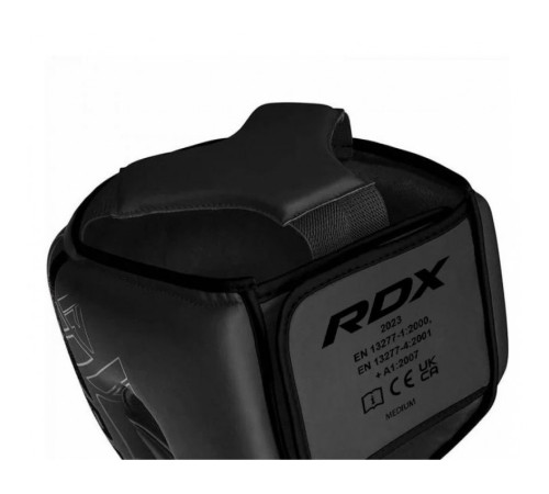 Шолом боксерський RDX F6 Matte M, чорний