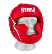 Шолом боксерський закритий PowerPlay 3100 PU розмір XS, червоний