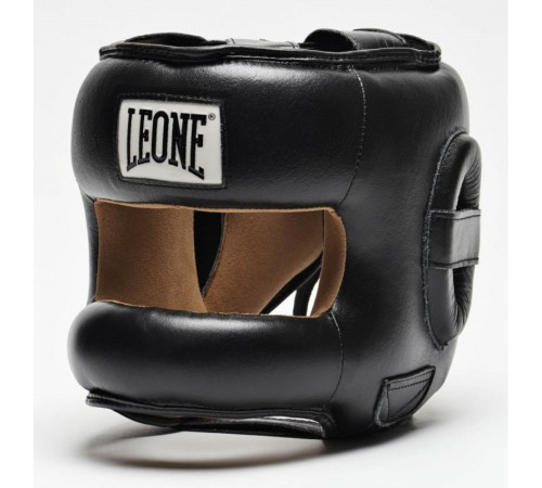 Шолом боксерський із бампером Leone Protection, чорний