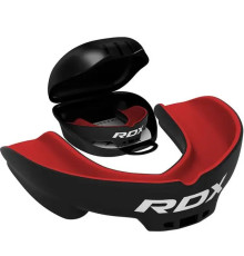 Капа боксерська доросла RDX 3w від 12 років чорно-червона