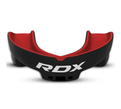Капа боксерська доросла RDX 3w від 12 років чорно-червона