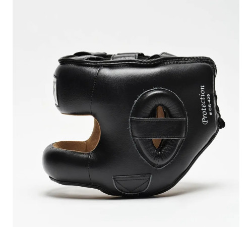 Шолом боксерський з бампером та капою Leone CS425 розмір M, чорний