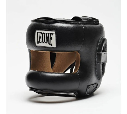 Шолом боксерський з бампером та капою Leone CS425 розмір M, чорний