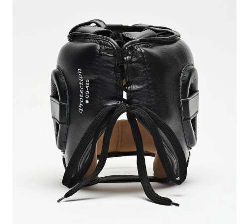 Шолом боксерський з бампером та капою Leone CS425 розмір M, чорний