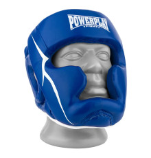 Шолом боксерський закритий PowerPlay 3100 PU розмір XS, синій