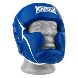 Шолом боксерський закритий PowerPlay 3100 PU розмір XS, синій