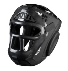 Шолом боксерський з капою Phantom APEX Cage Black