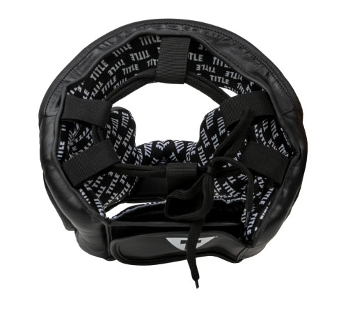 Шолом боксерський з капою TITLE Classic 2.0 розмір L, чорний