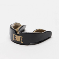 Капа боксерська Leone DNA, чорно-золотиста