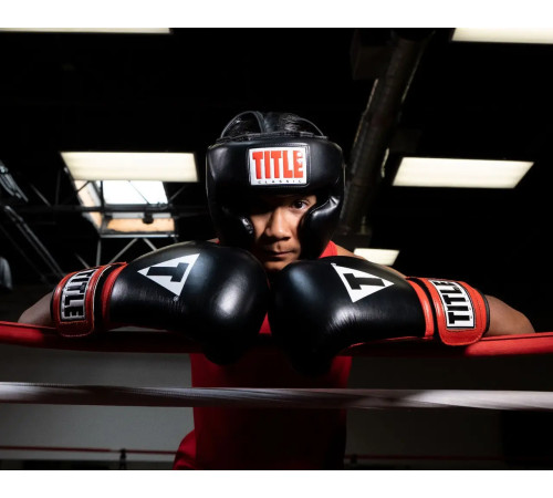 Шолом боксерський з капою TITLE Classic 2.0 розмір M, чорний