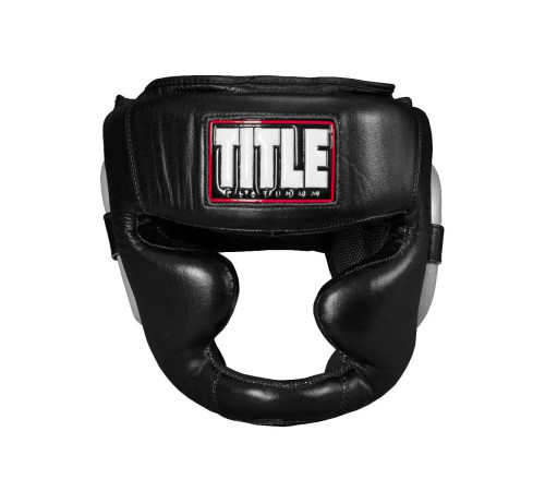 Шолом боксерський з капою TITLE Platinum Premier Full 2.0 розмір M, чорний