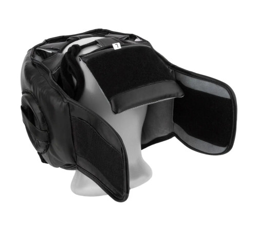 Шолом боксерський закритий PowerPlay 3067 Challanger розмір L, темно-синій