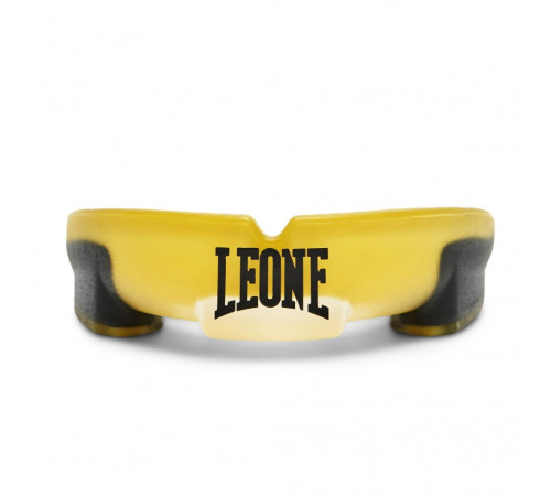 Капа боксерська Leone Top, чорно-жовта