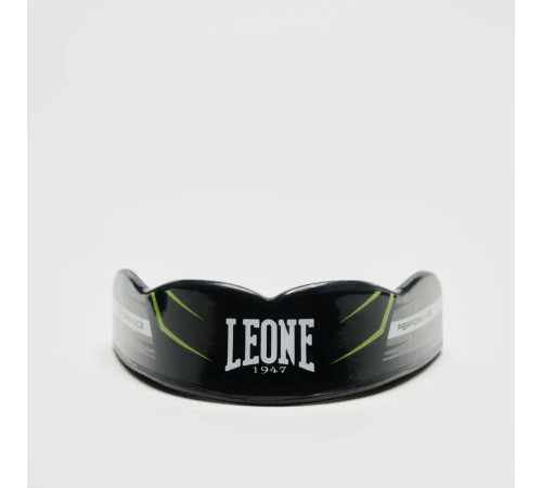 Капа боксерська доросла Leone PD5122 REVO FLUO від 11 років чорна