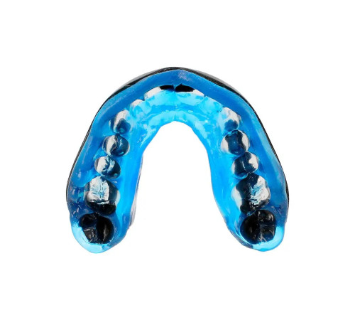 Капа боксерська дитяча Shock Doctor Gel Max до 10 років чорно-синя