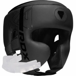 Шолом боксерський з капою RDX F6 KARA Matte розмір M, чорний