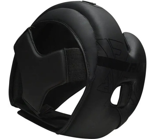 Шолом боксерський з капою RDX F6 KARA Matte розмір M, чорний