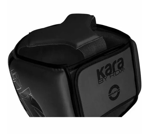 Шолом боксерський з капою RDX F6 KARA Matte розмір M, чорний