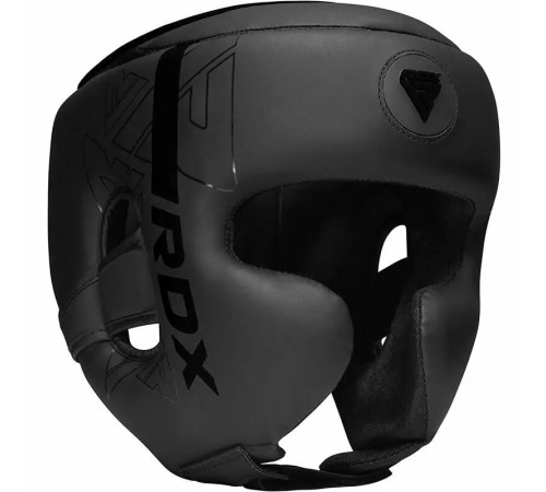 Шолом боксерський з капою RDX F6 KARA Matte розмір M, чорний