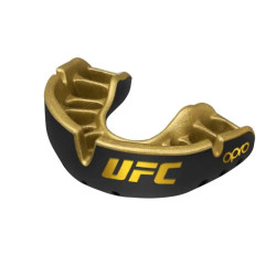 Капа боксерська дитяча OPRO Gold UFC до 10 років чорно-золотиста