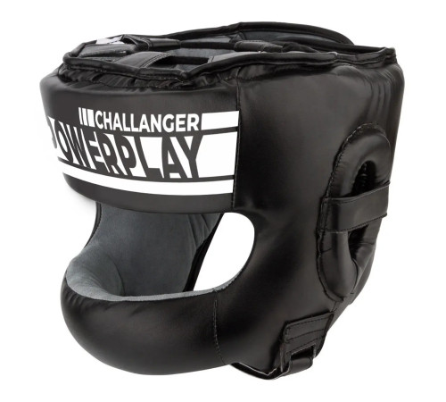 Шолом боксерський закритий PowerPlay 3067 розмір XL, чорний