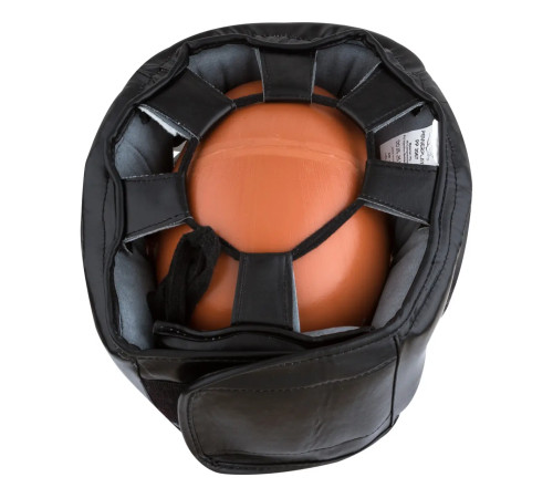 Шолом боксерський закритий PowerPlay 3067 розмір XL, чорний