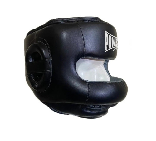 Шолом боксерський закритий PowerPlay 3067 розмір XL, чорний