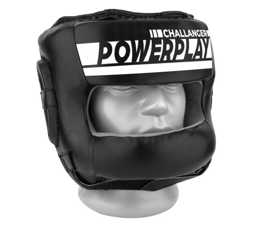 Шолом боксерський закритий PowerPlay 3067 розмір XL, чорний