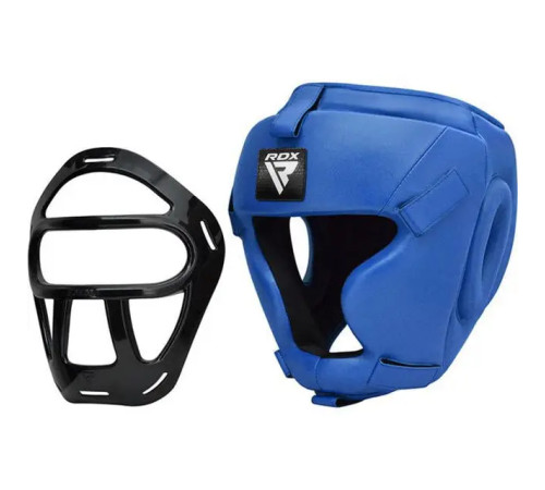 Шолом боксерський з капою RDX T1 Grill розмір XL, синій
