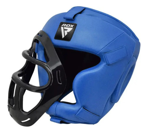 Шолом боксерський з капою RDX T1 Grill розмір XL, синій