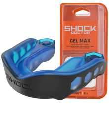 Капа боксерська доросла Shock Doctor Gel Max від 11 років чорно-синя
