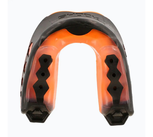 Капа боксерська доросла Shock Doctor Gel Max від 11 років чорно-оранжева