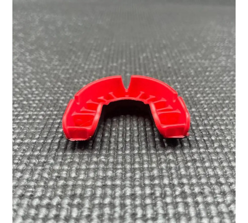 Капа боксерська доросла OPRO Gold JAWS від 11 років чорно-червона